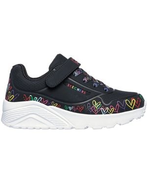 Skechers Uno Lite Sneaker - Zwart