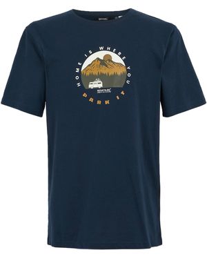 Regatta S Cline Ix T Shirt - Blue