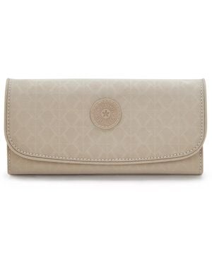 Kipling Money Land Printed Snap Wallet - Natural