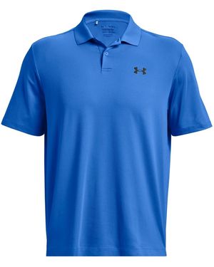 Under Armour Performance 3.0 Polo Golf Shirt, - Blue