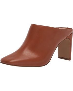 The Drop , Avena, Mules da Donna, a Punta Quadrata con Tacco a Blocco, Nero, 39