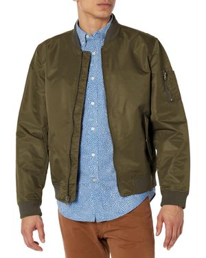 Tommy Hilfiger Jackets Coats Tommy Hilfiger Mens Medium Lightweight  Varsity Rib Knit Bomber Jacket 639f35f8ff048402e18b593c