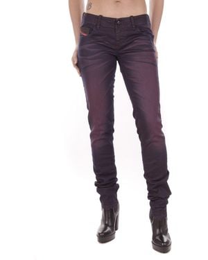 DIESEL Jeans Trousers Skinny Grupee 0601f - Blue