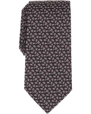 Michael Kors Cedara Floral Tie - Black