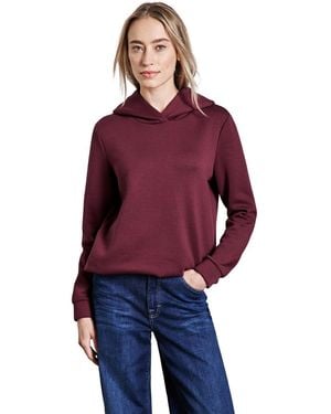 Street One Cupro Sweat Hoodie - Rot