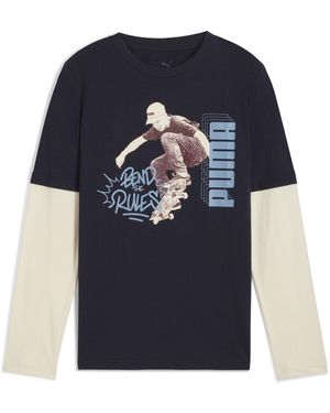 PUMA Shirt Voor Jongens - Blauw