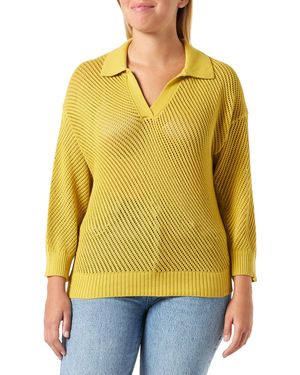 Benetton Poloshirt M/L 105fd300j Pullover - Gelb