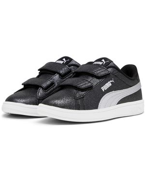 PUMA Smash 3.0 L Glitter Velcro V Ps Sneaker - Zwart