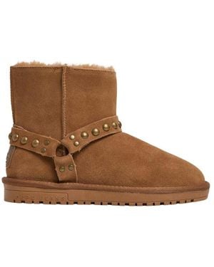 Pepe Jeans Diss Biker W Boots - Brown