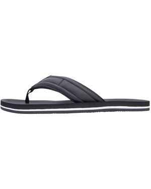Tommy Hilfiger Hilfiger Padded Beach Sandal Fm0fm05801 Flip Flops - Black