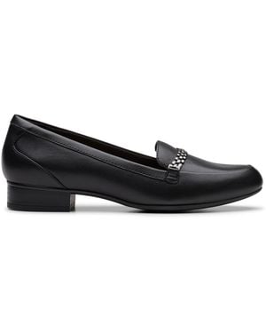 Clarks Dress Loafer Flat - Black