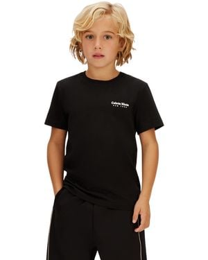 Calvin Klein Minimal Logo S/S T-Shirt Ib0ib02608 Camiseta - Negro