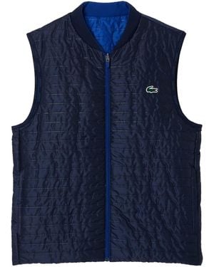 Lacoste S Reversible Sport Gilet - Blue