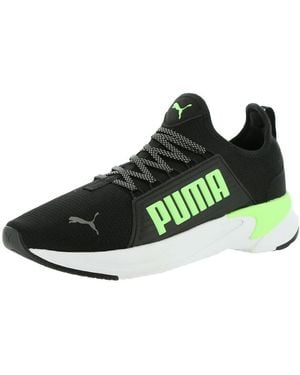 PUMA Softride Premier Slip-on Slip On 9.5 D(m) Us Black-lime - Green