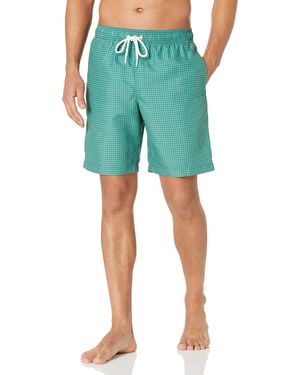 Amazon Essentials Quick-dry 9" Swim Trunk - Green