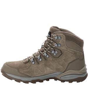 Jack Wolfskin Refugio Texapore Mid W Hiking Shoe - Brown