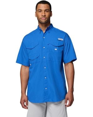 Columbia Bonehead- Short Sleeve Shirt - Blue