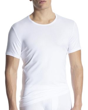 CALIDA Cotton Code T-Shirt - Bianco