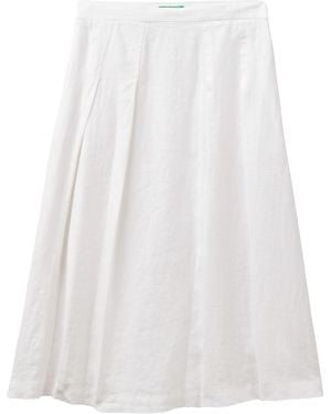 Benetton Gonna 4AGHD0039 - Bianco