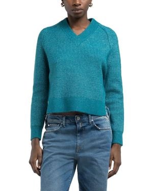 Replay Dk3307 Maglione - Blu
