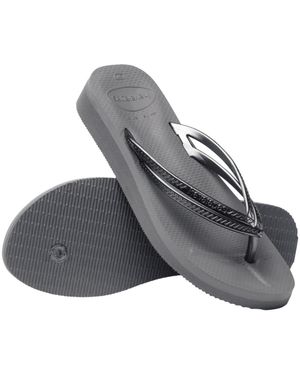 Havaianas Wedges Tongues Stahlgrau 33 EU
