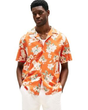 Tommy Hilfiger Short Sleeve Lightweight Regular Fit - Orange