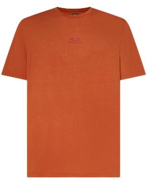 Oakley Bark New Short Sleeve Tee - Orange