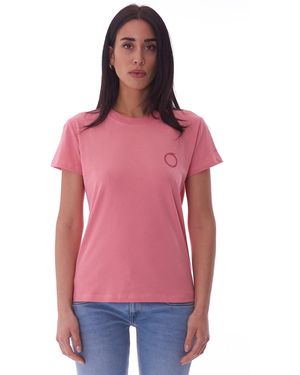 Trussardi T-Shirt ica Corta da Donna Marchio - Rosa