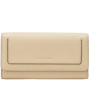 Marc O' Polo Combi Wallet L Blushed Camel - Schwarz