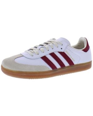 adidas Samba Lederschuhe - Blau