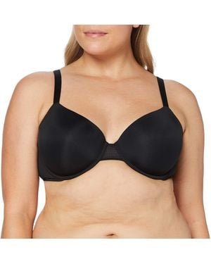 Calvin Klein Donna Reggiseno a Mezza Coppa Lightly Lined Elasticizzato - Nero