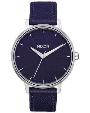 Nixon Adult Analogue Quartz Watch With Leather Strap A108-3074-00 - Blue