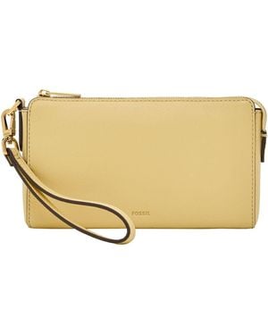 Fossil Gift, Accessoire Portefeuille de Voyage s, Blanc crème, 19.05 cm L x 3.81 cm W x 11.43 cm H - Noir