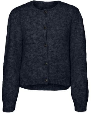 Vero Moda Female Strickjacke VMNOVAH Strickjacke - Blau
