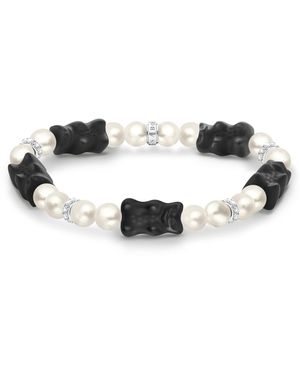 Thomas Sabo HARIBO Bracciale in oro nero e perla – argento - Metallizzato
