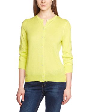 Tommy Hilfiger Gebreide Jas Paloma Flatlock C-nk Cardi / 1m87638934 - Geel