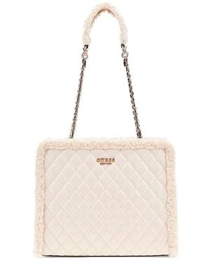 Guess Cristi Tote Bag One Size - Natur