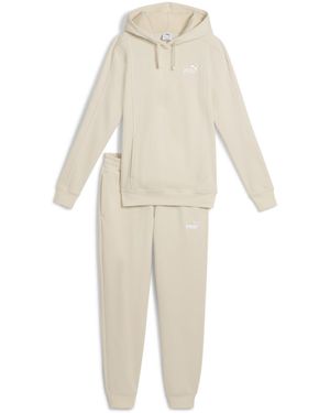 PUMA Joggingpak Voor Met Capuchon - Wit
