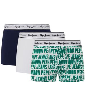 Pepe Jeans Ao Logo Tk 3p Trunks - Green