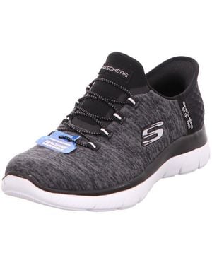 Skechers Ins Summits - Dazzling Haze - Black Mesh/white Trim - Uk