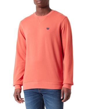 Wrangler Sign Off Crew Sweatshirt - Pink