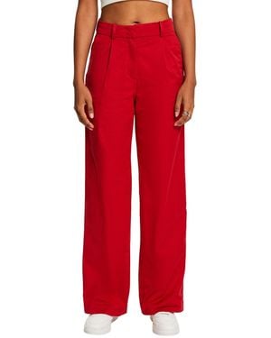 Esprit 014ee1b309 Pantaloni - Rosso