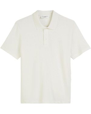 Marc O' Polo Marc OߴPolo Denim Kurzarm-Poloshirt aus Bio-Baumwolle Regular Fit - Weiß
