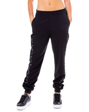 Desigual Pantaloni Donna Pant Pia 19wwpw01 l Nero - Blu
