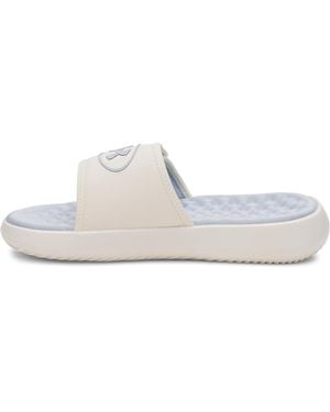 Under Armour Ignite Pro 8 Slide Sandal, - White