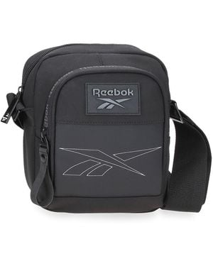 Reebok Columbus Shoulder Bag Medium Black 17x22x8cm Polyester By Joumma Bags