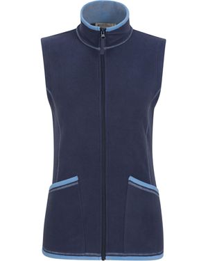 Mountain Warehouse Lightweight & Breathable Thermal Micro Fleeced Ladies Vest - Blue