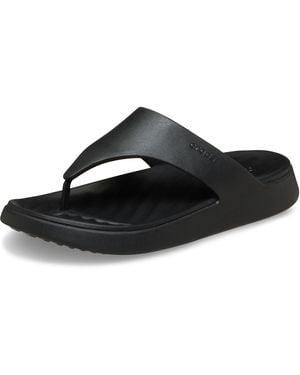 Crocs™ Getaway Triangle Flip Flops - Black