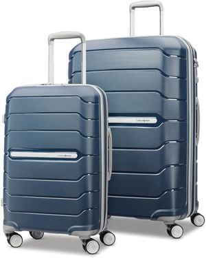 Samsonite Freeform Hardside Expandable With Double Spinner Wheels - Blue