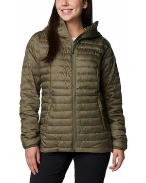 Columbia Silver Falls 2 Kapuzenjacke Pufferjacke mit Kapuze - Grün